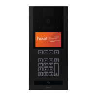 SIXTY5 camera-spreek-luister paneel | Code-scroll, RFID ip-opener lezer, zwart | IP G+